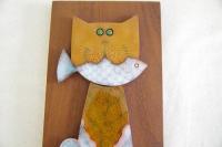 Hornsea  Muramic wall-plaques Cat
